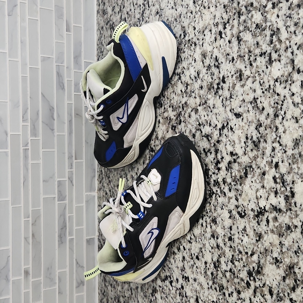 Black Blue & White Nike M2K Tempo Running Shoes sz 9.5 sneakers CI2969-002